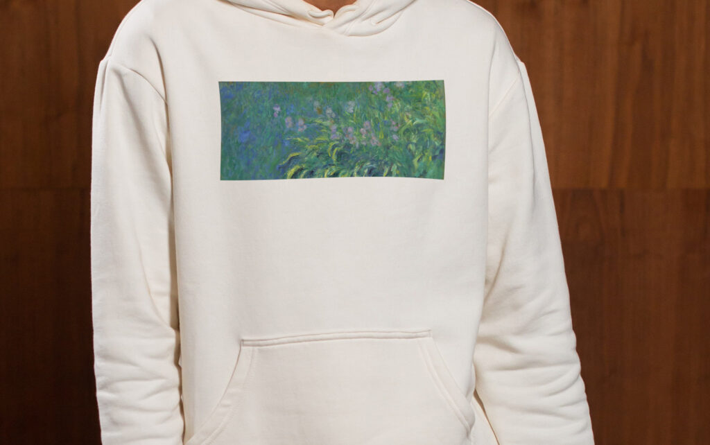 custom designer hooder - art inspiration featuring Water Lilies by Claud Monet